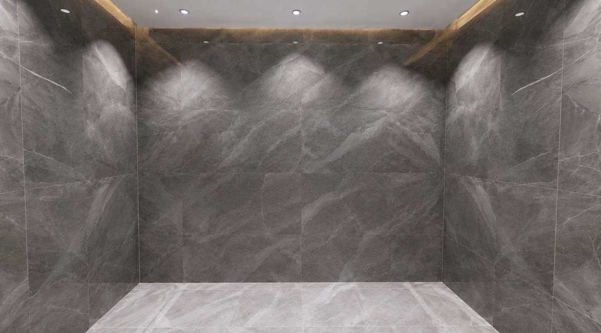 After marble installation